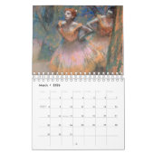 EDGAR DEGAS FINE ART CALENDAR KALENDER (Mär 2026)