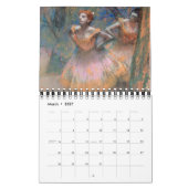 EDGAR DEGAS FINE ART CALENDAR KALENDER (Mär 2027)