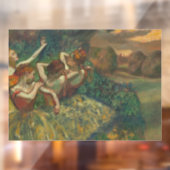 Edgar Degas Four Dancers Impressionist Fensteraufkleber (Blatt 2)