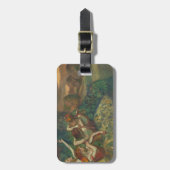 Edgar Degas Four Dancers Impressionist Gepäckanhänger (Vorderseite vertikal)