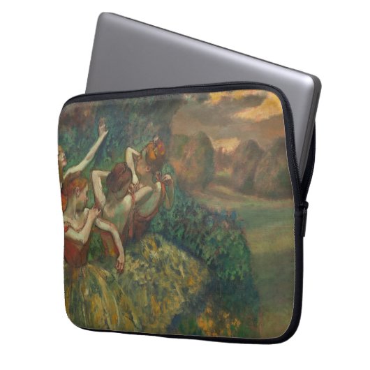 Edgar Degas Four Dancers Impressionist Laptopschutzhülle (Vorderseite Links)