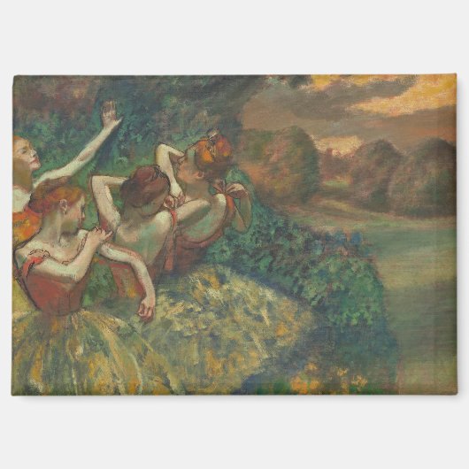 Edgar Degas Four Dancers Impressionist Magnet (Vorderseite)