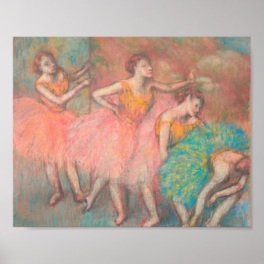 Edgar Degas Four Dancers Poster (Vorne)
