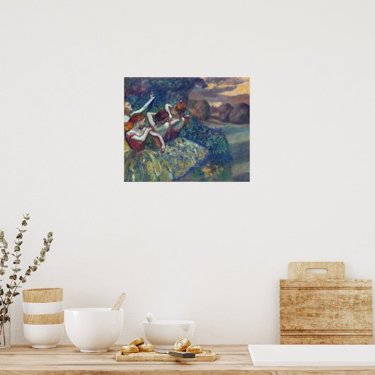 Edgar Degas Four Dancers Poster (Küche)