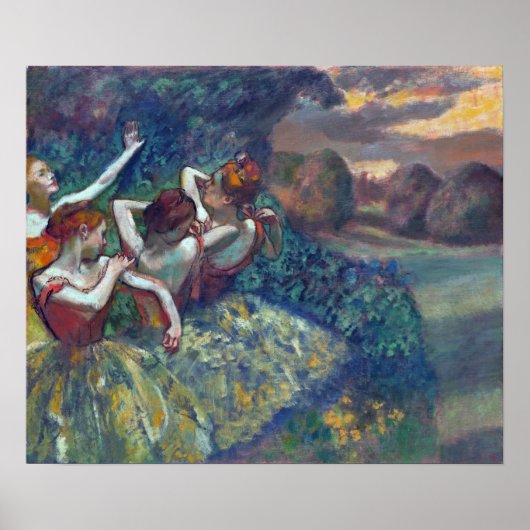 Edgar Degas Four Dancers Poster (Vorne)