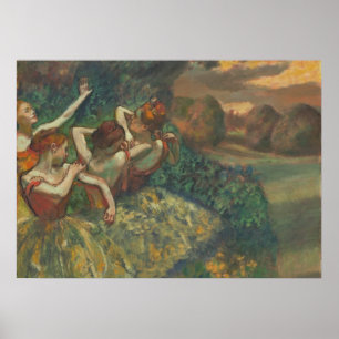 Edgar Degas Four Seasons in the One Head, c.1590 Poster