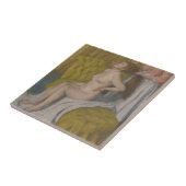 Edgar Degas | Frau, die ihr Haar gekämmt hat Fliese (Seite)
