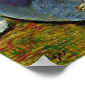 Edgar Degas - Frau in der Badewanne Poster (Ecke)