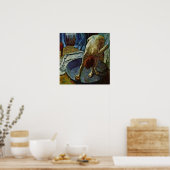 Edgar Degas - Frau in der Badewanne Poster (Küche)