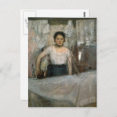 Edgar Degas - Frau Ironing Postkarte (Vorne/Hinten)