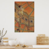 Edgar Degas - Frau Lala Circus Fernando 1879 trape Poster (Küche)