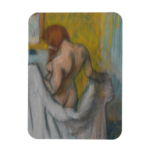 Edgar Degas | Frau mit Handtuch Magnet (Vertikal)