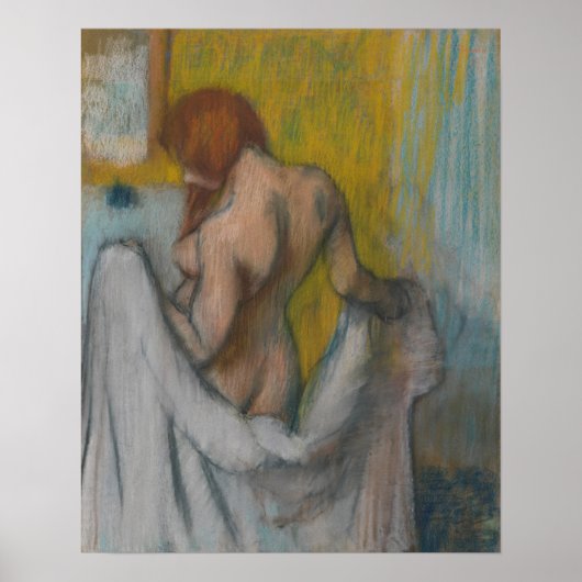 Edgar Degas | Frau mit Handtuch Poster (Vorne)