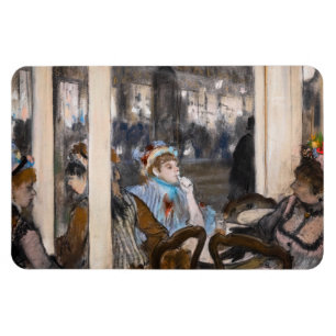 Edgar Degas - Frauen auf einer Caféterrasse am Abe Magnet
