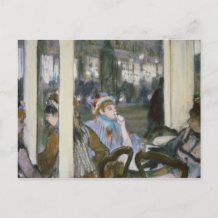 Edgar Degas Frauen auf einer Terrasse im Café, 1 Postkarte