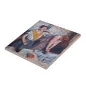 Edgar Degas - Frauen beim Bügeln Fliese (Seite)