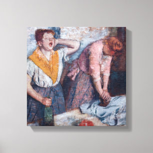 Edgar Degas - Frauen beim Bügeln Leinwanddruck