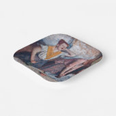 Edgar Degas - Frauen beim Bügeln Pappteller (Gewinkelt)