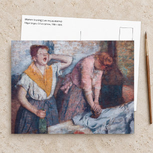 Edgar Degas - Frauen beim Bügeln Postkarte