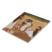Edgar Degas - Frauen, die ihr Haar spielen Fliese (Seite)