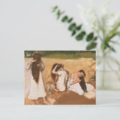 Edgar Degas - Frauen, die ihr Haar spielen Postkarte (Stehend Vorderseite)