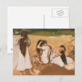 Edgar Degas - Frauen, die ihr Haar spielen Postkarte (Vorne/Hinten)