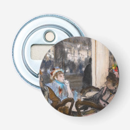 Edgar Degas - Frauen im Café Terrasse im Abend Flaschenöffner