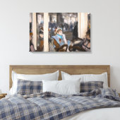 Edgar Degas - Frauen im Café Terrasse im Abend Leinwanddruck (Insitu (Schlafzimmer))