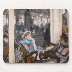 Edgar Degas - Frauen im Café Terrasse im Abend Mousepad