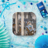 Edgar Degas - Frauen im Café Terrasse im Abend Pappteller (Party)