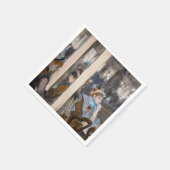 Edgar Degas - Frauen im Café Terrasse im Abend Serviette (Ecke)