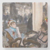 Edgar Degas - Frauen im Café Terrasse im Abend