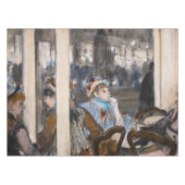 Edgar Degas - Frauen im Café Terrasse im Abend Tischdecke (Vorderseite (Horizontal))