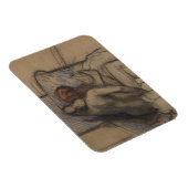 Edgar Degas | Frauen trocken ihr Haar Magnet (Rechte Seite)