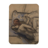 Edgar Degas | Frauen trocken ihr Haar Magnet (Vertikal)