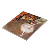 Edgar Degas - Gemälde von Ballerina Fliese (Seite)