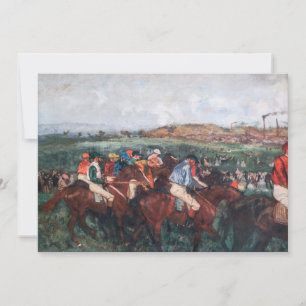 Edgar Degas - Gentlemen Race Einladung