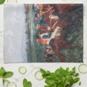 Edgar Degas - Gentlemen Race Geschirrtuch (Gefaltet)