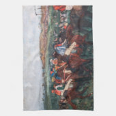 Edgar Degas - Gentlemen Race Geschirrtuch (Vertikal)