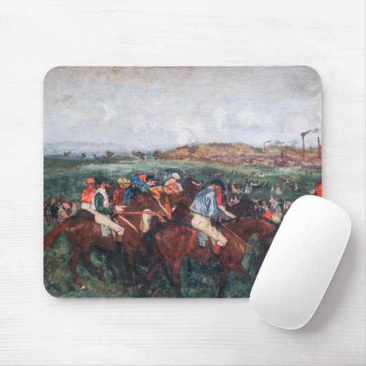 Edgar Degas - Gentlemen Race Mousepad (Mit Mouse)