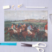 Edgar Degas - Gentlemen Race Seidenpapier (Handwerk)