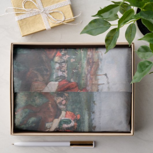 Edgar Degas - Gentlemen Race Seidenpapier (Geschenk)
