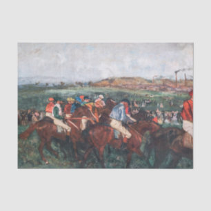 Edgar Degas - Gentlemen Race Seidenpapier