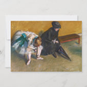 Edgar Degas - Gewartet Einladung (Vorderseite)