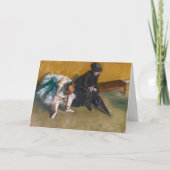 Edgar Degas - Gewartet Karte (Vorderseite)
