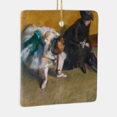 Edgar Degas - Gewartet Keramikornament (Rechts)