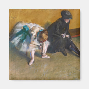 Edgar Degas - Gewartet Magnet