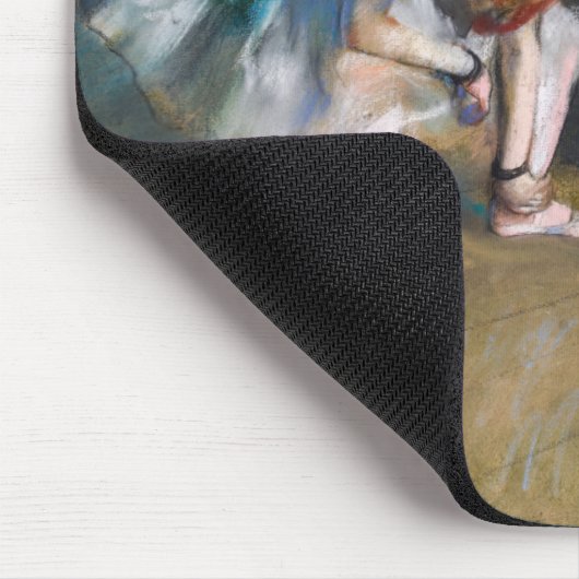 Edgar Degas - Gewartet Mousepad (Ecke)