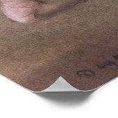 Edgar Degas Green Dancers Poster (Ecke)