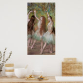 Edgar Degas Green Dancers Poster (Küche)